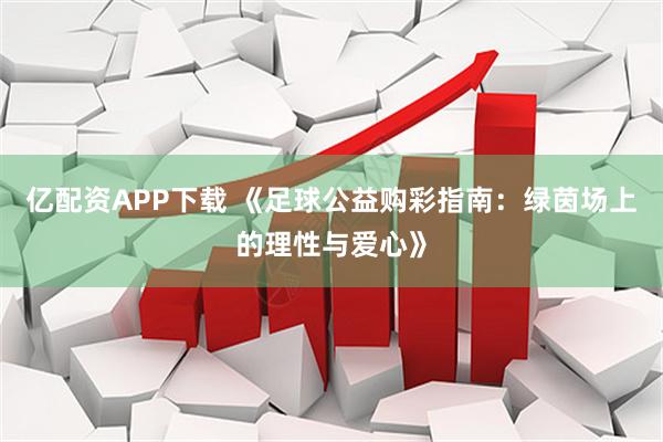亿配资APP下载 《足球公益购彩指南：绿茵场上的理性与爱心》
